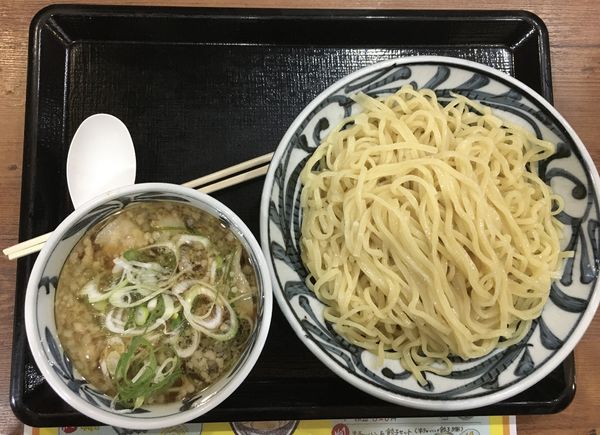 「肉つけ麺(大盛無料690¥)」@北海道らぁめん伝丸 6号ひたちなか田彦店の写真