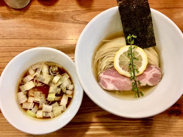 「昆布つけ麺(醤油　900¥)」@アメノオトの写真