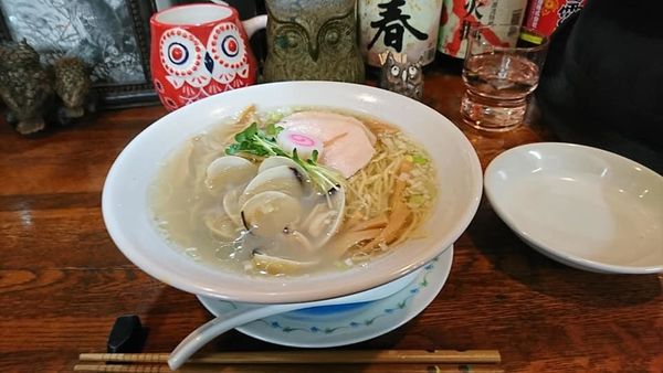 「はまぐりラーメン」@麺酒処 ふくろうの写真