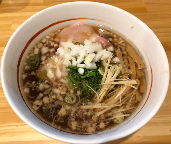 「【限定】　モチ豚背脂〜麺　室井風　900」@川の先の上の写真