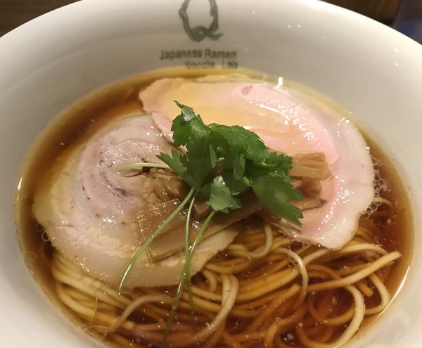 「しょうゆラーメン」@Japanese Ramen Noodle Lab Qの写真