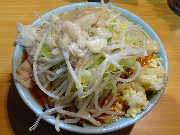 「小ラーメン（790円）＋カレーんじゃね（100円）NA」@ラーメン二郎 八王子野猿街道店2の写真