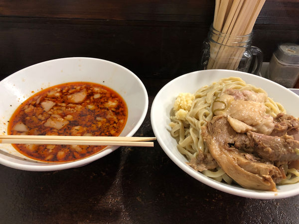 「つけめん 野菜抜き ニンニク少しアブラ」@ぶたけん。の写真