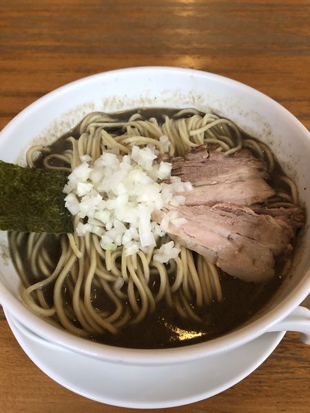 「煮干そば(大250g)600円」@煮干そば とみ田の写真