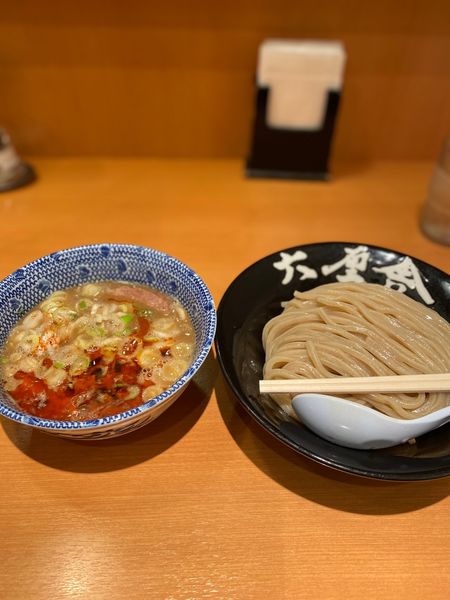 「【限定】餃子つけめん　９５０円」@六厘舎の写真