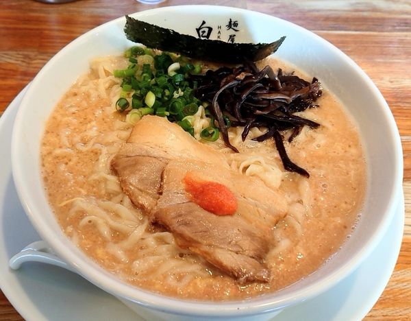 「博多明太玉子とじラーメン【期間限定】」@二代目 白神の写真