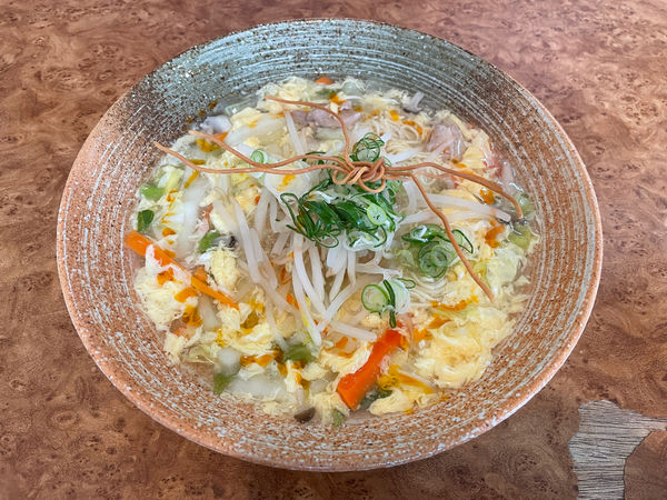 「たまご冬らーめん　900円」@LOVE&SALT らーめん味やの写真