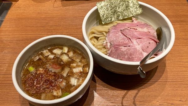 「海老つけ麺」@煮干中華そば 鈴蘭 新宿店の写真