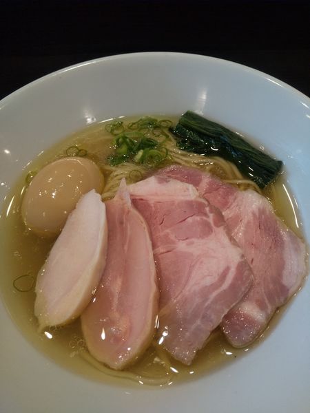 「特製芳醇鶏そば(塩)1200円」@麺や 福はらの写真