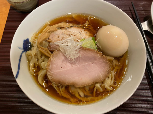 「醤油＋味玉＋メンマ」@麺 みつヰの写真