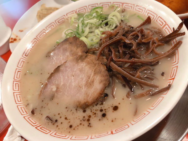 「ラーメン　キクラゲ」@ラーメン 赤組の写真