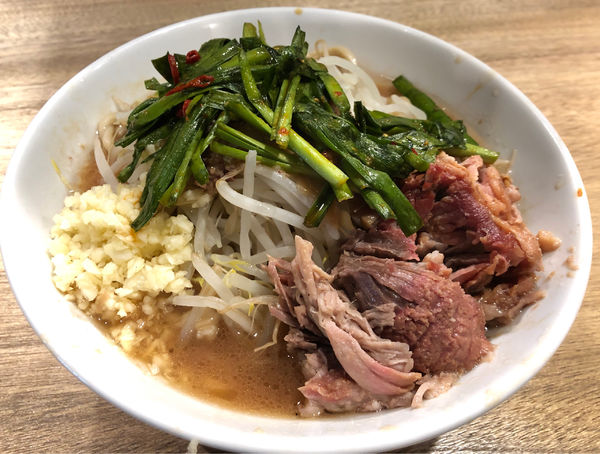 「ラーメン少な目　750  辛ニラ　100」@MEN YARD FIGHTの写真