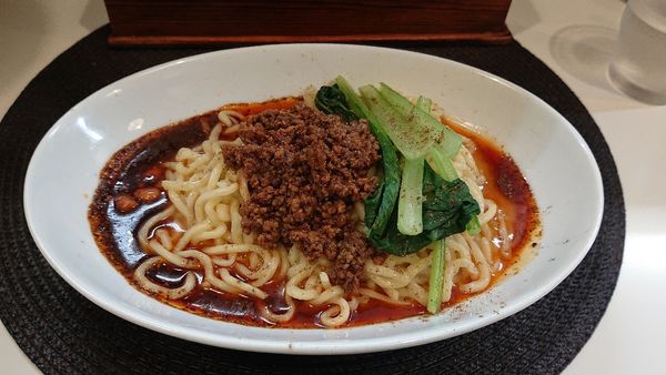 「濃厚汁無し担々麺」@麺や金時の写真