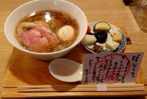 「鴨はちら～めん」@空庵の写真