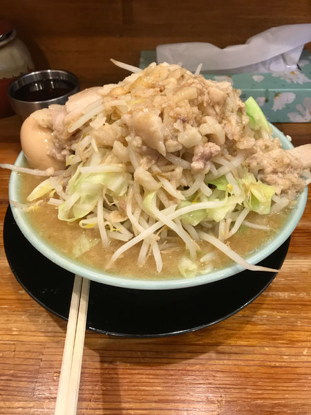 「ラーメン並+味玉　¥690+100」@ラーメン盛太郎の写真