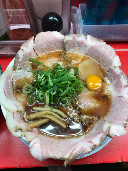 「中華そば肉増し　並」@中華そば 丸岡商店 京橋本店の写真