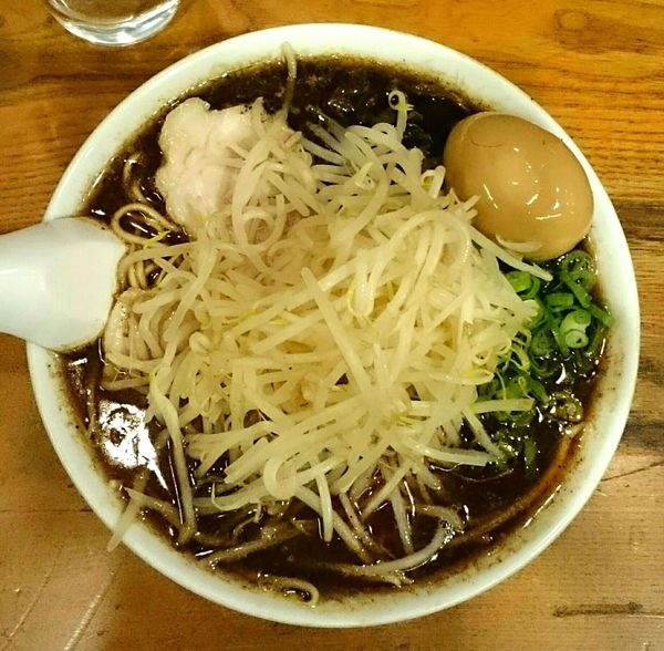 「熊本ラーメン(マー油)【限定】＋味玉＋替え玉【限定】」@渡なべの写真