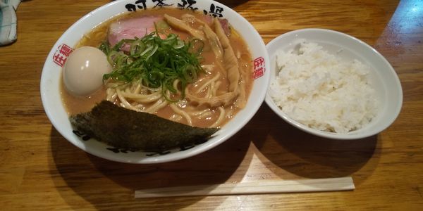 「らーめん大880円+煮卵120円」@麺屋 庄太 六浦本店の写真