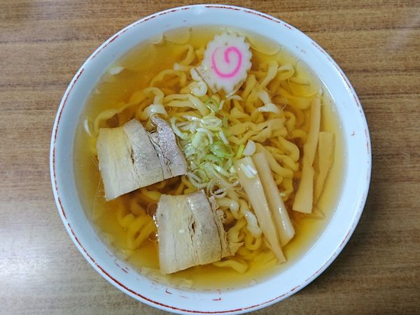 「極太手打ちラーメン」@食堂なまえの写真