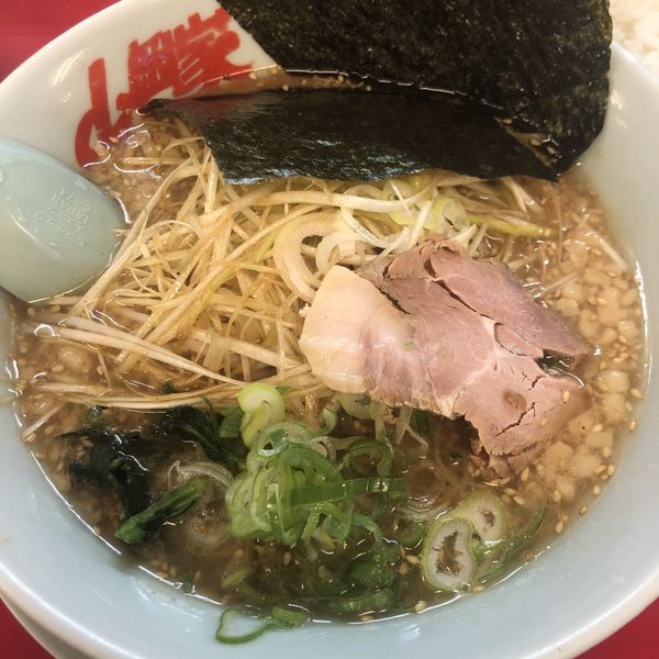 「味噌ラーメン　クーポン　味付ネギ　120円」@ラーメン山岡家 足利店の写真