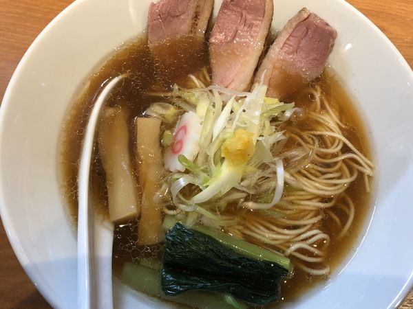 「鴨醤油」@麺屋 上々の写真