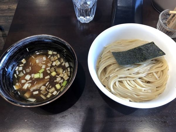 「味玉つけ麺」@つけ麺 麦の香の写真