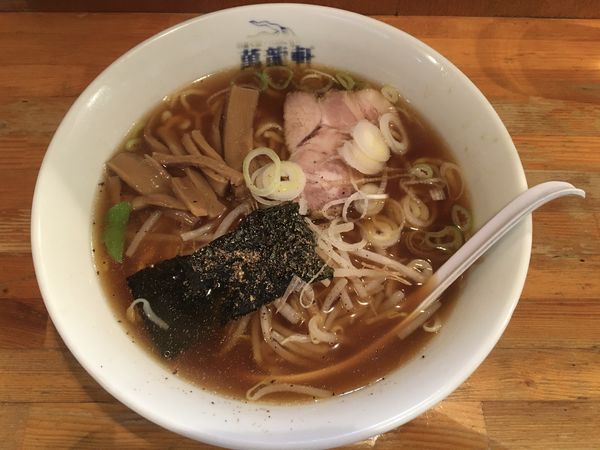 「半チャンラーメン 620円」@萬龍軒の写真