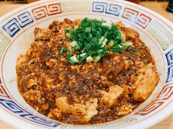 「もつけの四川麻婆豆腐まぜそば」@ほっこり中華そば もつけの写真