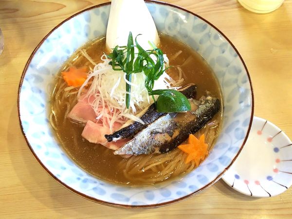 「【限定】新サンマそば　900円」@寿製麺よしかわ 坂戸店の写真