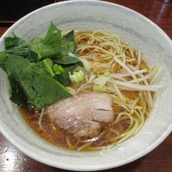 追い鰹醤油らーめん　750円