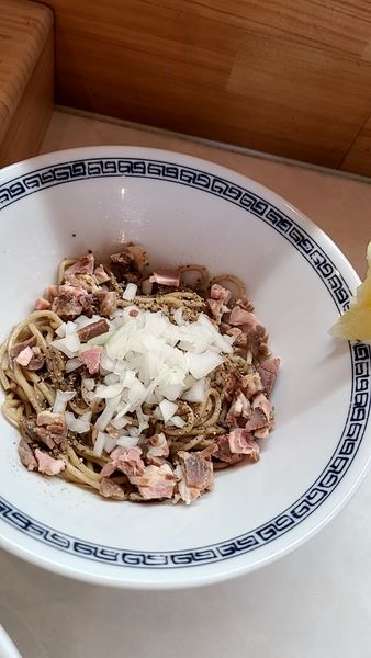 「鶏油玉ハーフレモン風味」@中華蕎麦 一無庵の写真