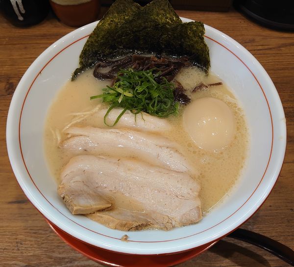 「特製鶏豚骨白(990円)」@鶏・豚骨らーめん 水沢の写真
