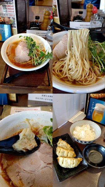 「期間限定『海老塩ワンタン麺(税別¥850)』」@完熟味噌らぁめん かなで商店の写真