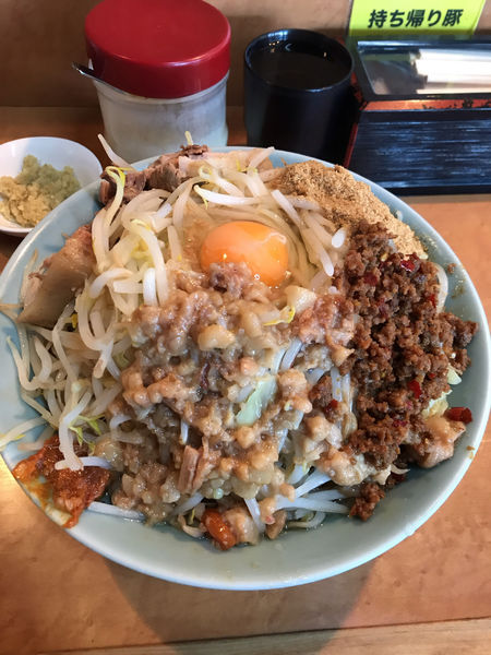 「大汁なし」@立川マシマシ ロイヤルスープの写真