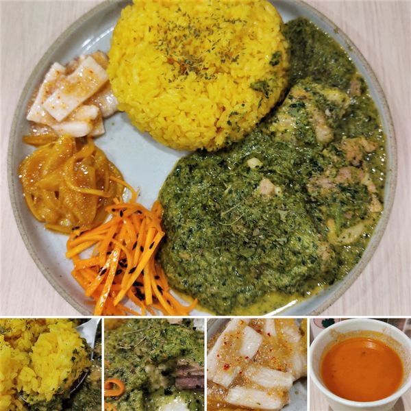 「サグニブタカレー(限定)　1000円」@スパイスパレットの写真