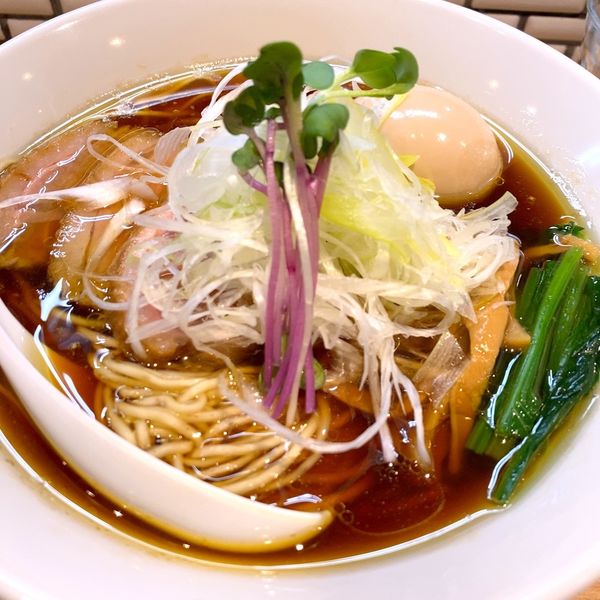 「中華ソバ+味玉」@中華ソバ ビリケンの写真