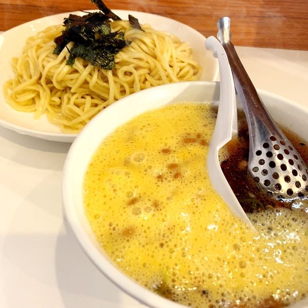 「納豆ざるらーめん」@らぁめん ほりうち 新橋店の写真