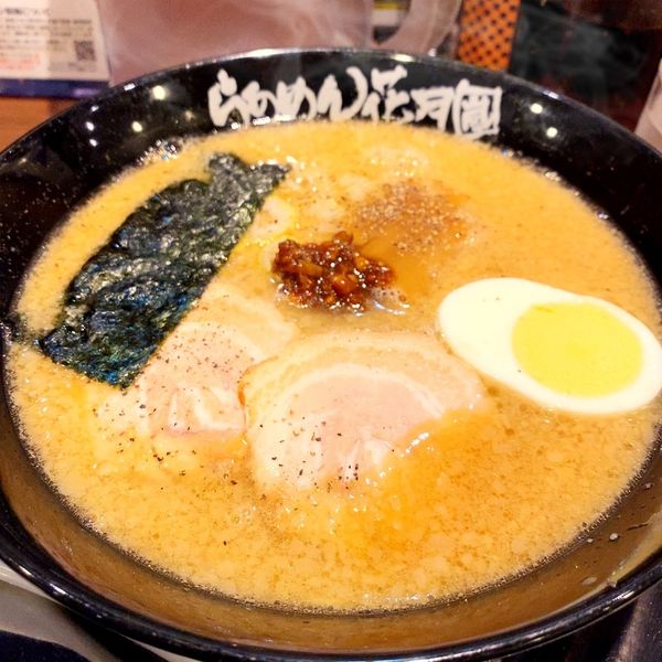 「嵐げんこつらあめん」@らあめん花月嵐 両国駅前店の写真