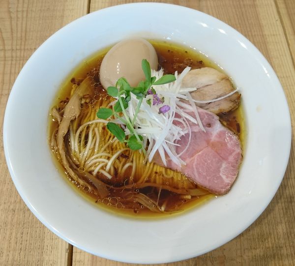 「味玉 Kiri_Soba 流山本みりん醤油」@The Noodles & Saloon Kiriyaの写真