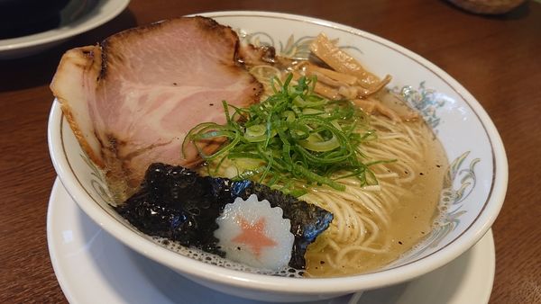 「あっさり潮ラーメン750円(込)」@麺処 かつお商店の写真