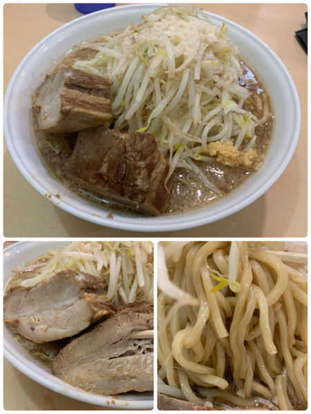 「大ラーメン+豚一枚」@らーめん 影武者 外伝の写真