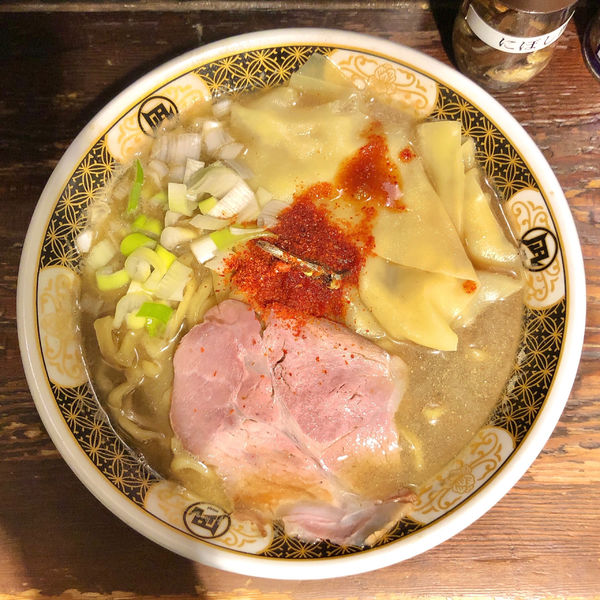 「ラーメン870円(辛銀ダレ3辛)﻿」@すごい煮干ラーメン凪 渋谷東口店の写真