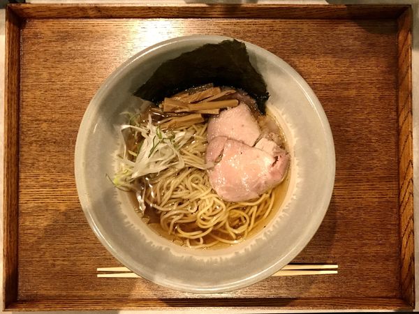 「ハートランドビール 中瓶 → らあめん 清澄」@Homemade Ramen 青麦の写真