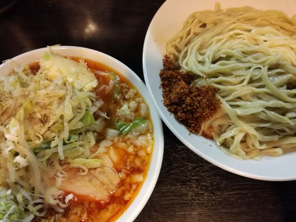 「【限定】しお麻辣麺1000円(つけ麺100円、大盛100円)」@豚星。の写真