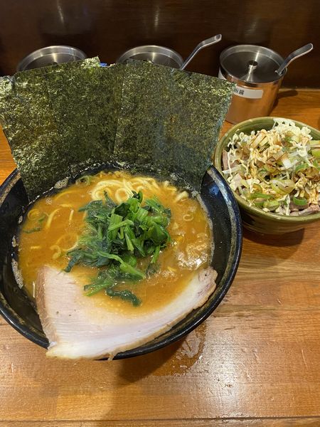 「ラーメン並 釜焼きチャーシューめし」@末廣家の写真