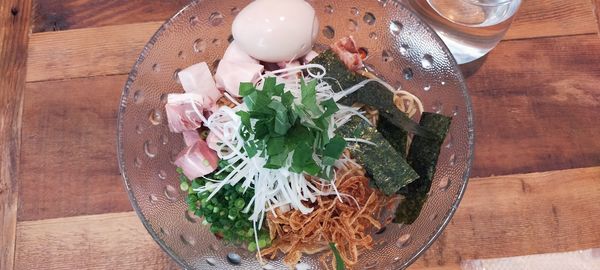 「鴨鶏豚の醤油まぜそば」@麺処 に志のの写真
