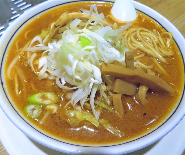 「濃厚味噌（850円）」@玉 バラそば屋 中野店の写真