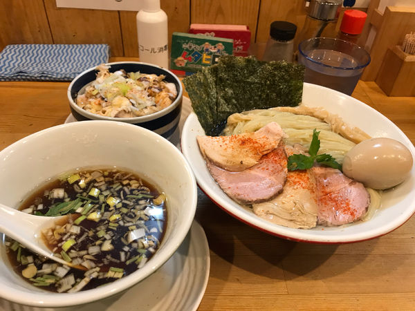 「特製鶏つけそば(醤油)」@中華そば ムタヒロ 大阪福島店の写真