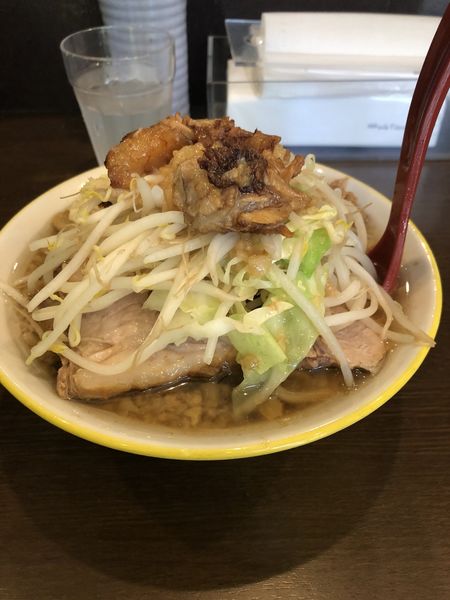 「並みブタ麺少なめ」@ラーメン イエロー 御徒町店の写真