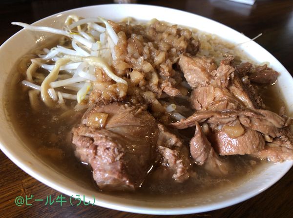 「ラーメン(800円)ニンニク」@道の途中の写真